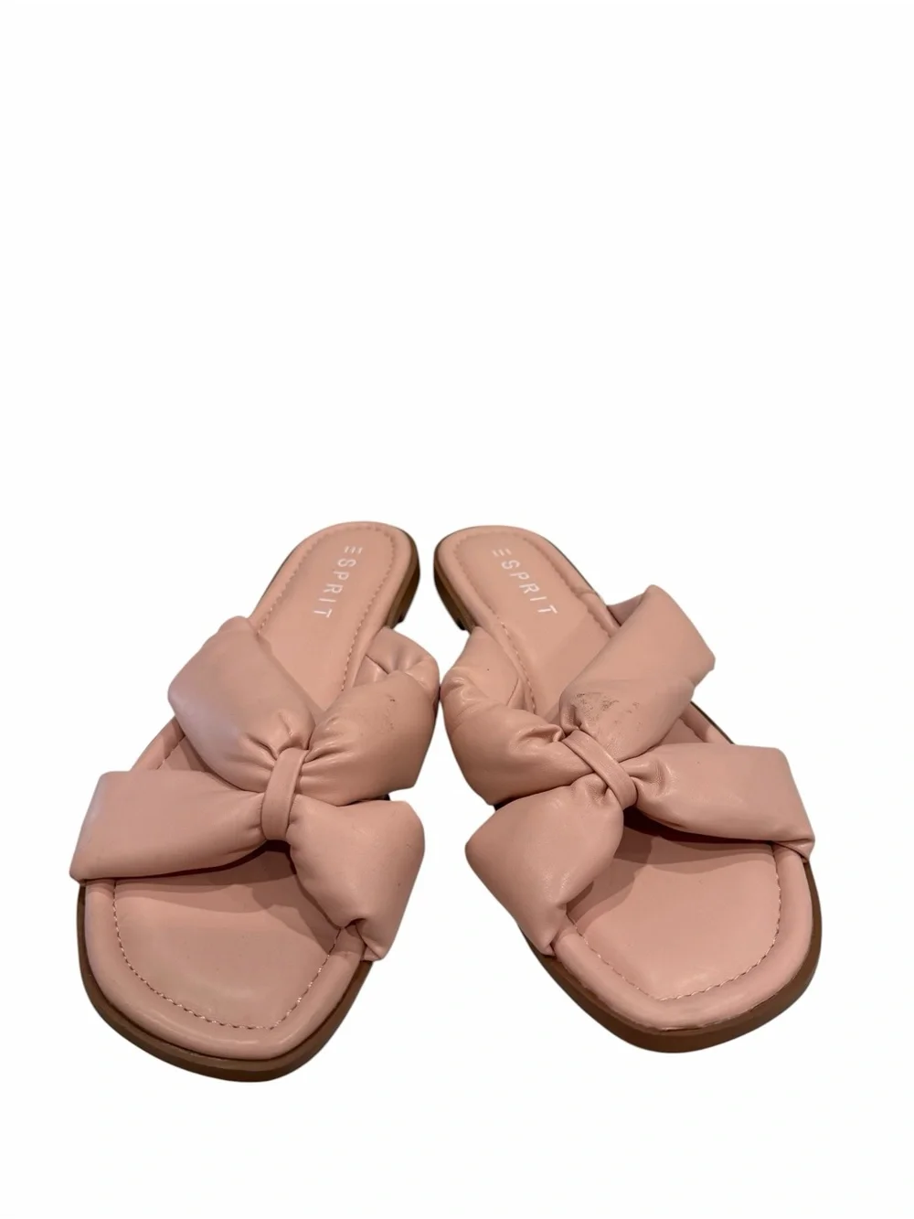 Esprit Pink Bow Slide Sandals – Size 10 New Without Box